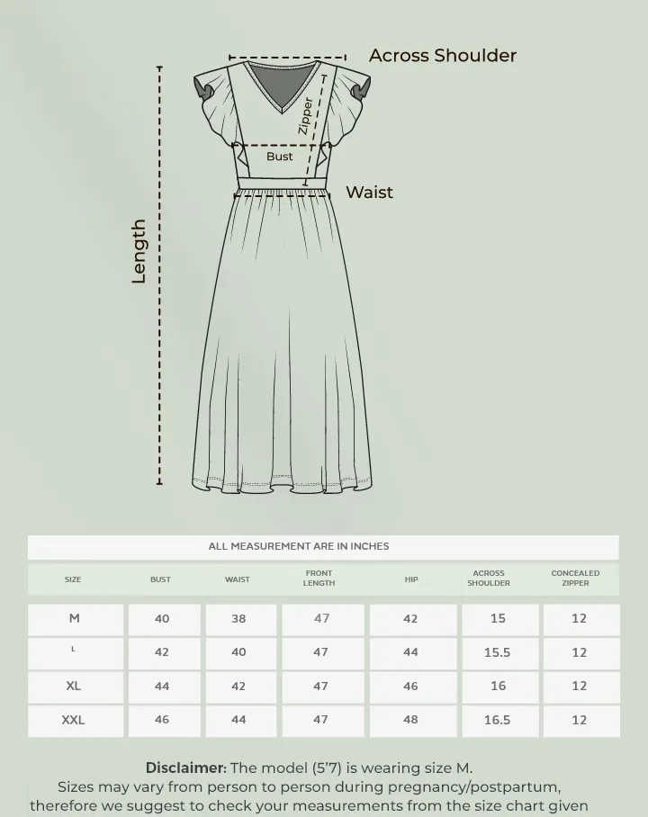 Nursing Midi Dress Navy Module 3